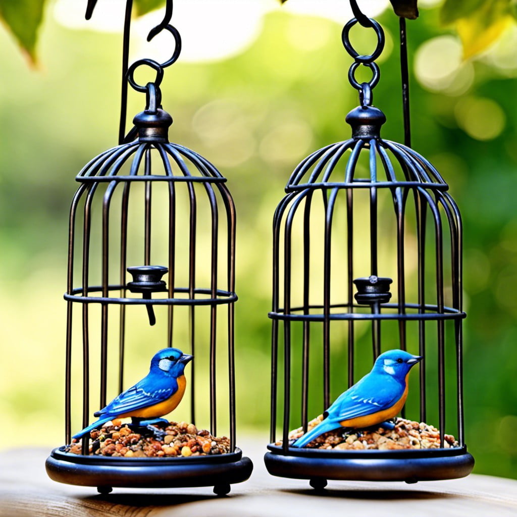 miniature bird feeders