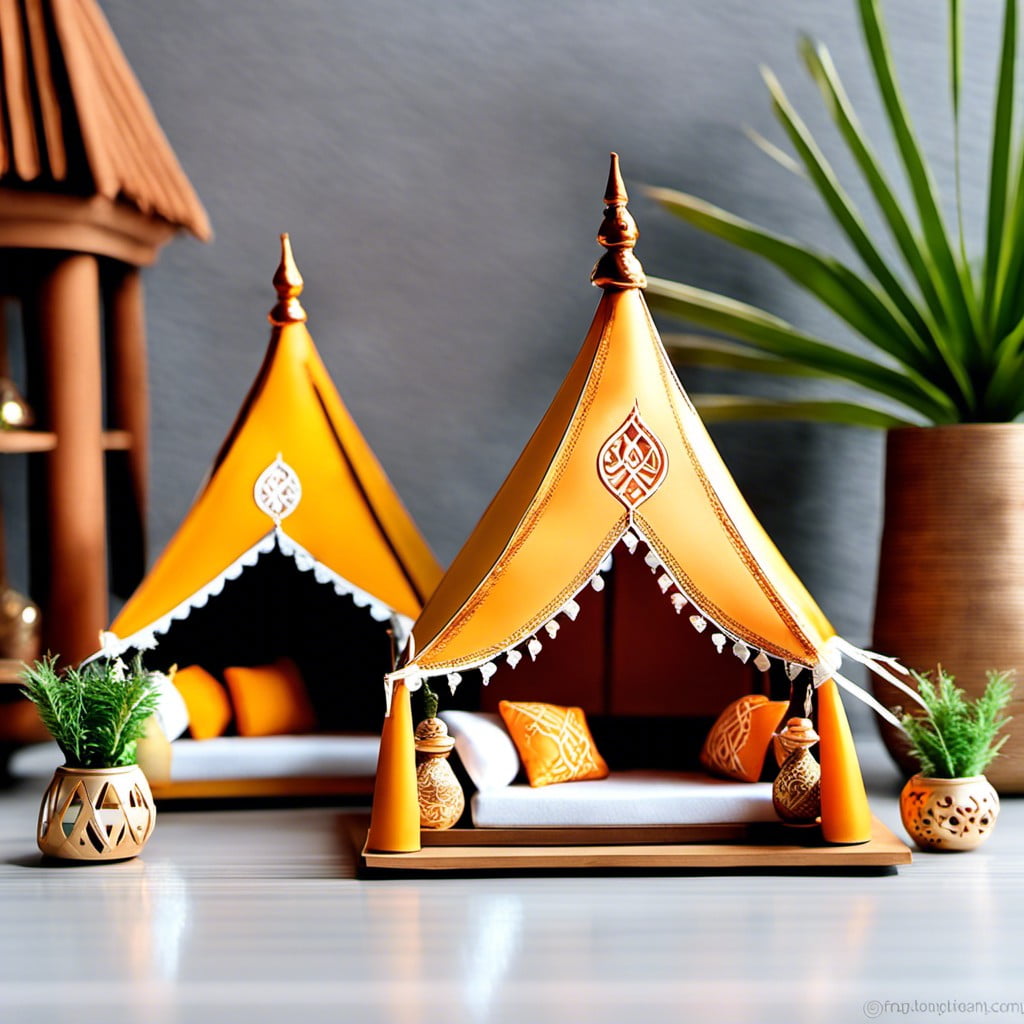 miniature ramadan tents for indoor use