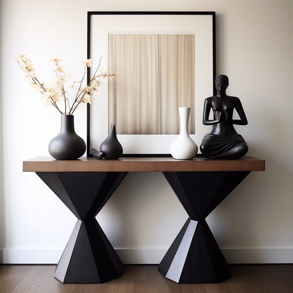 minimalist design with a symmetry based setup