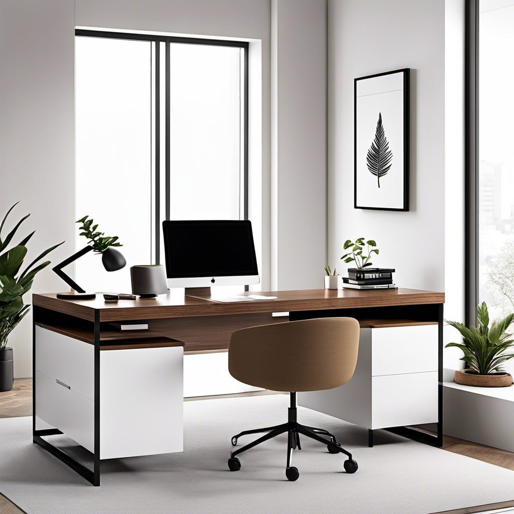 minimalist desk design