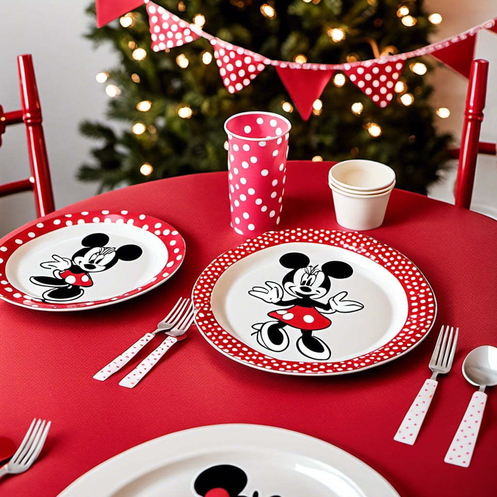 minnie mouse party plates