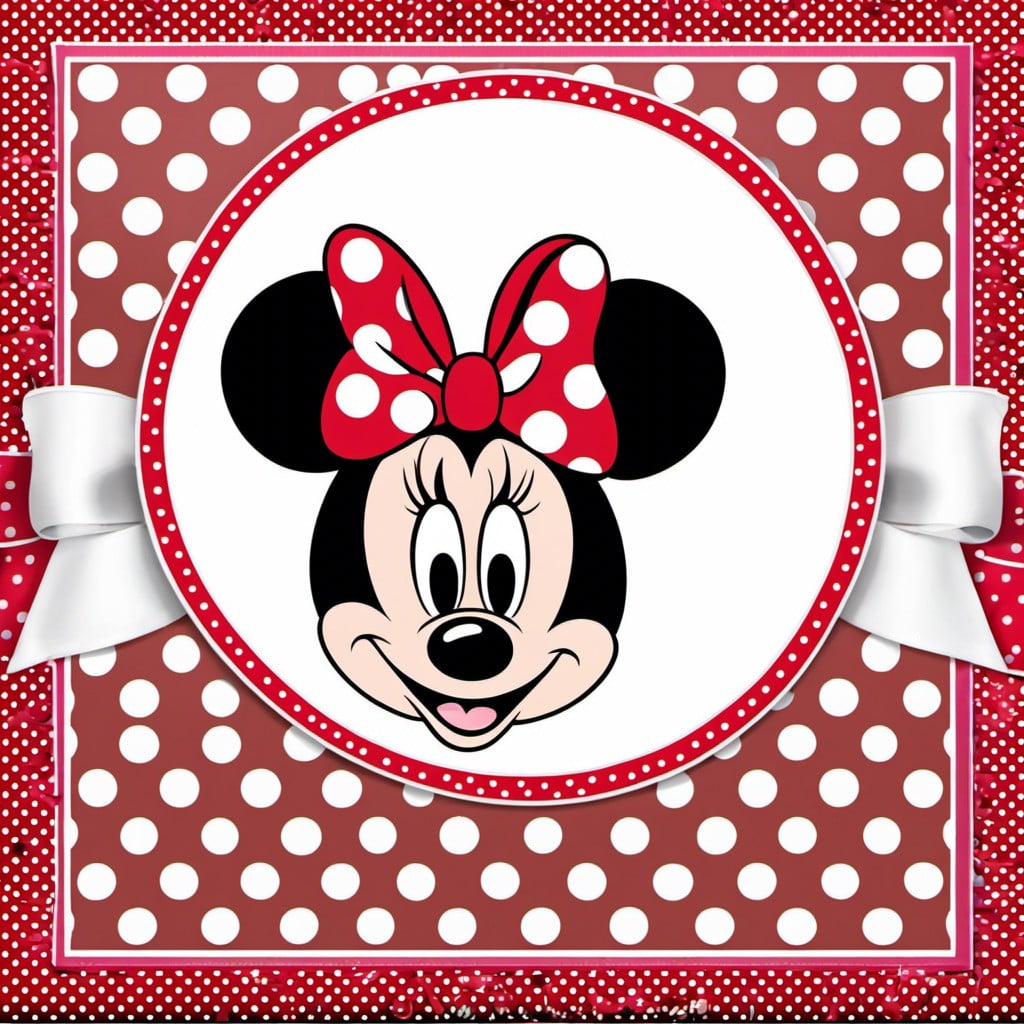 minnie mouse themed banner