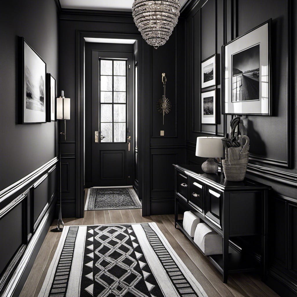 monochrome theme decor