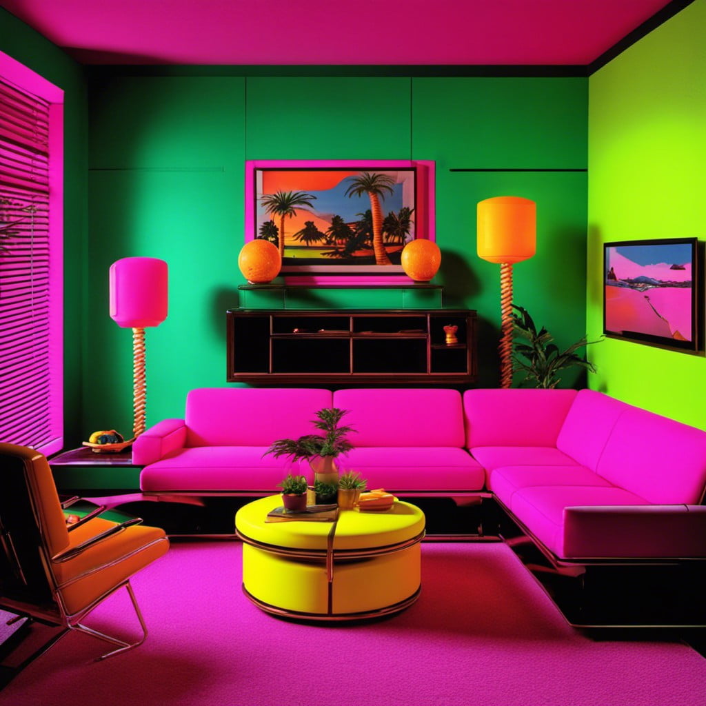 neon color schemes