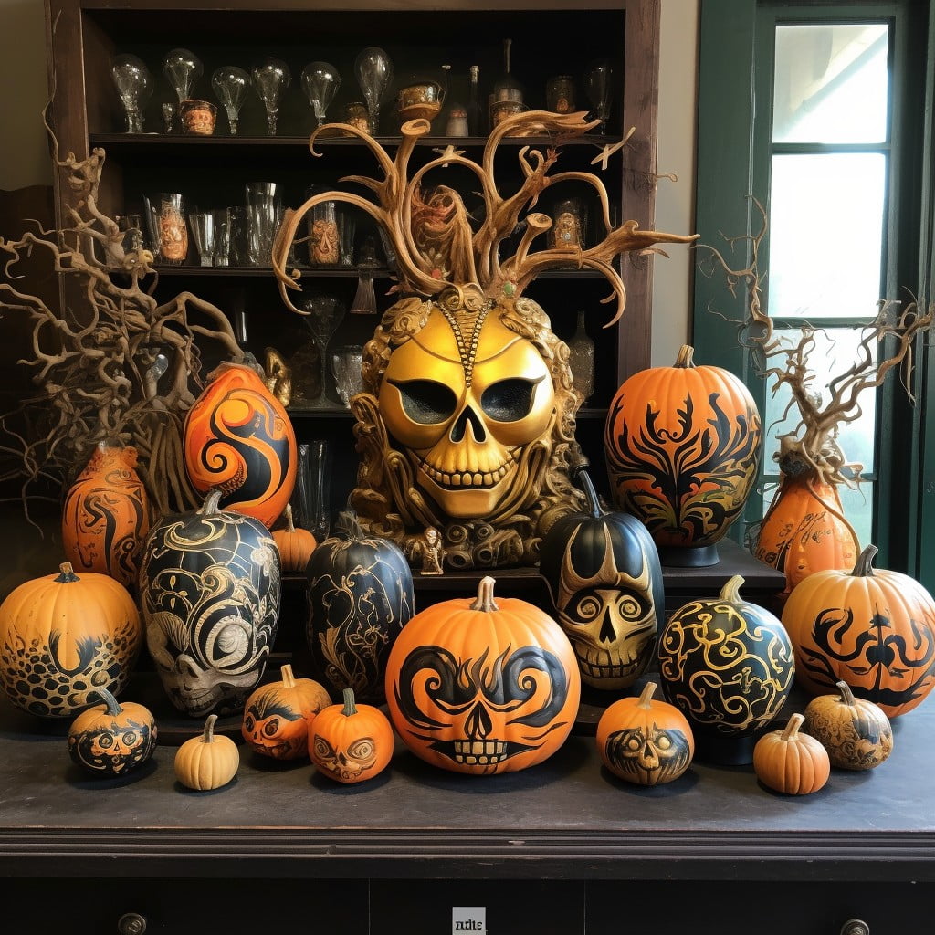 no carve pumpkin decorating techniques