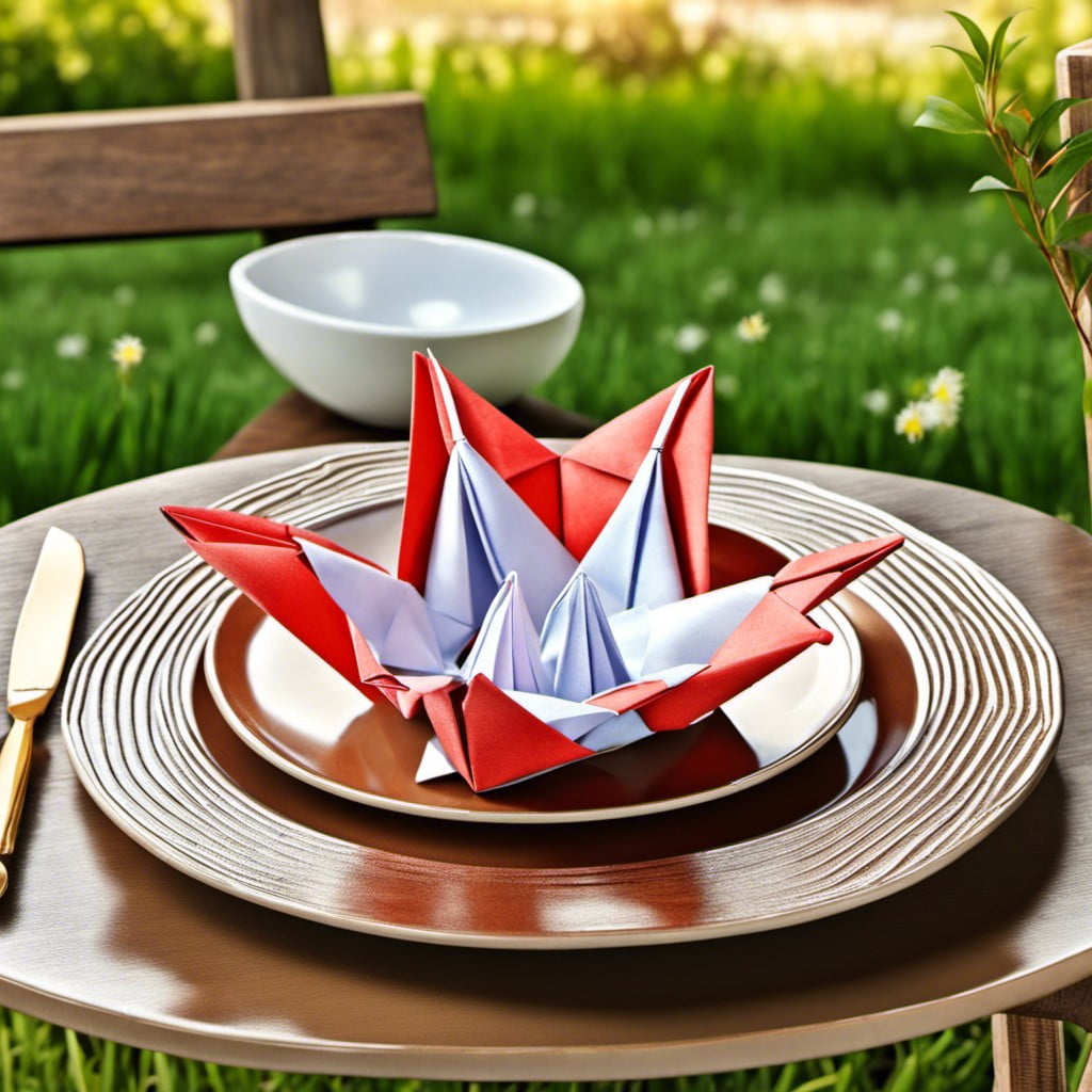 origami napkin designs