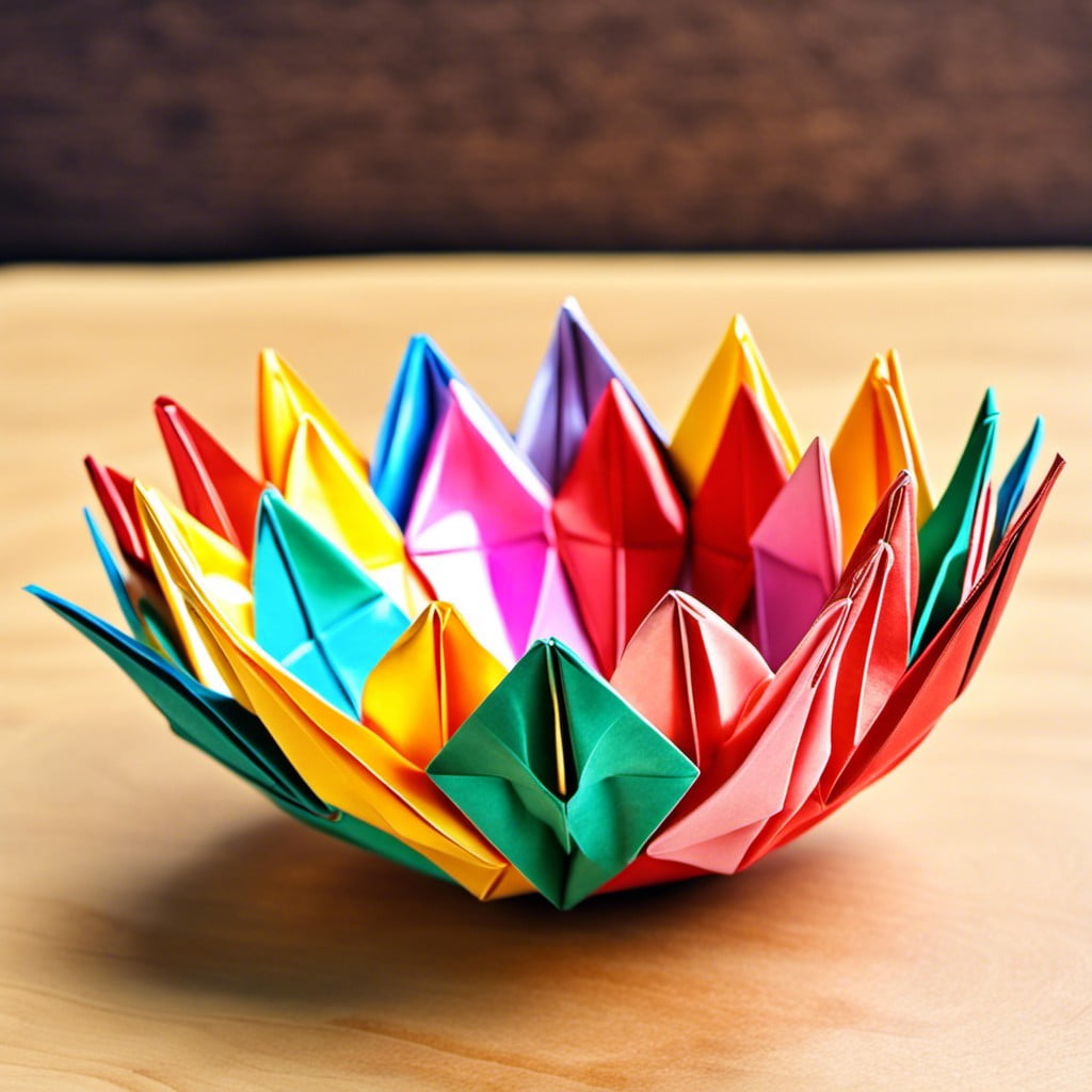 origami paper bowl