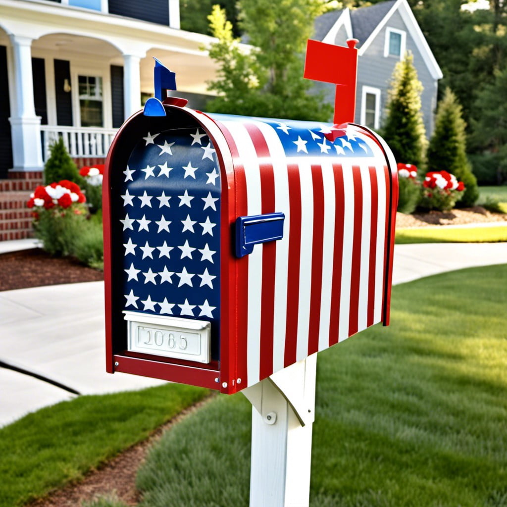 patriotic flag display