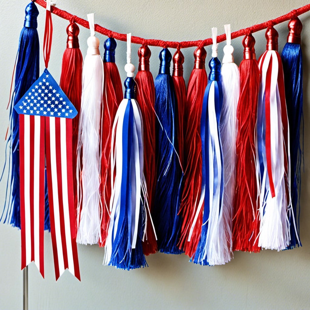 patriotic tassel decorations