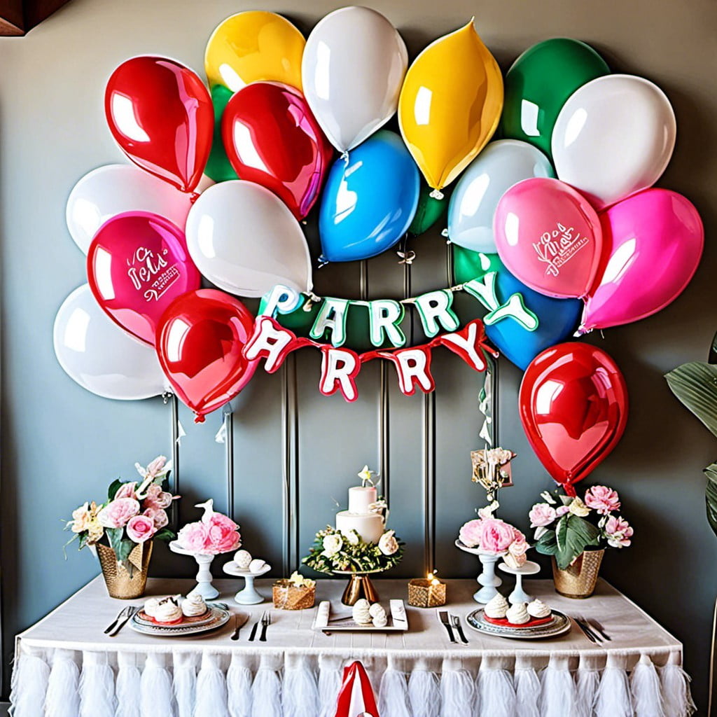 personalized message balloons