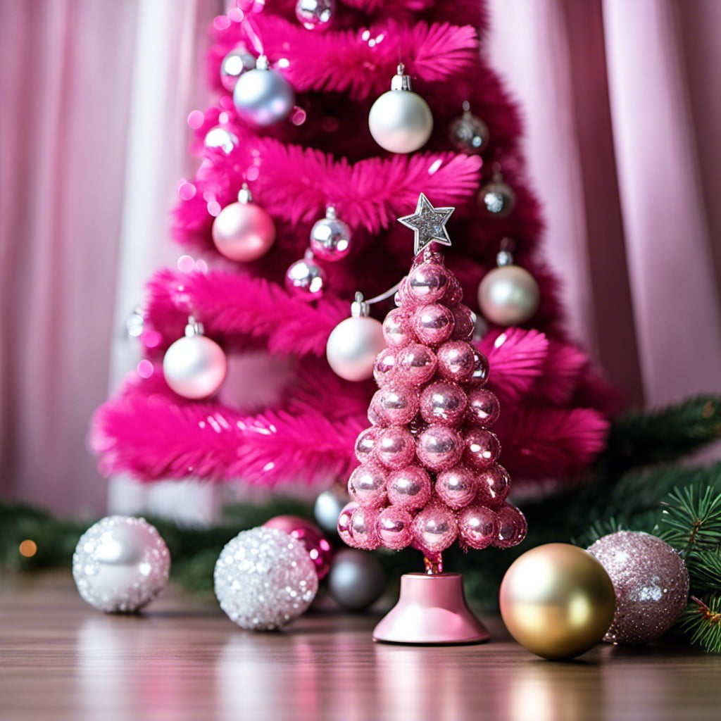 pink sequin tree skirt