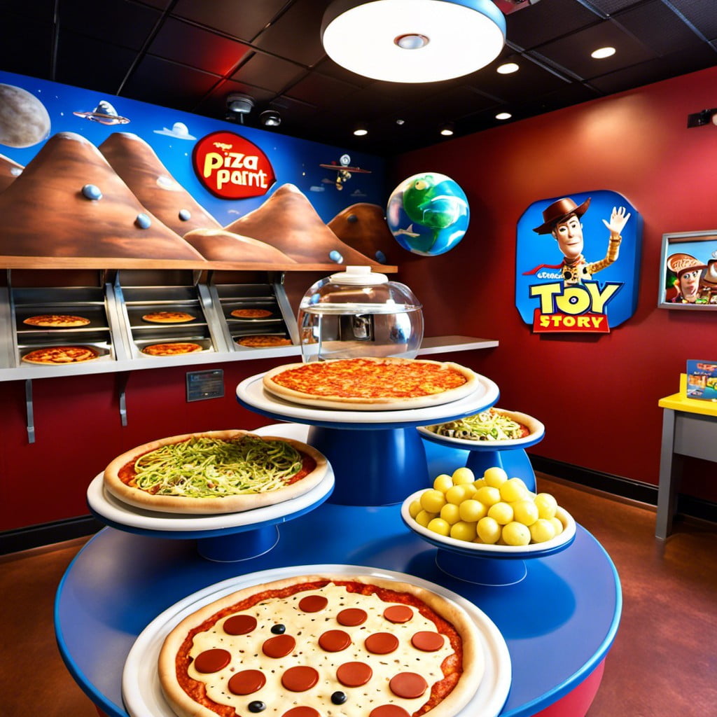 pizza planet pizza boxes for snack station