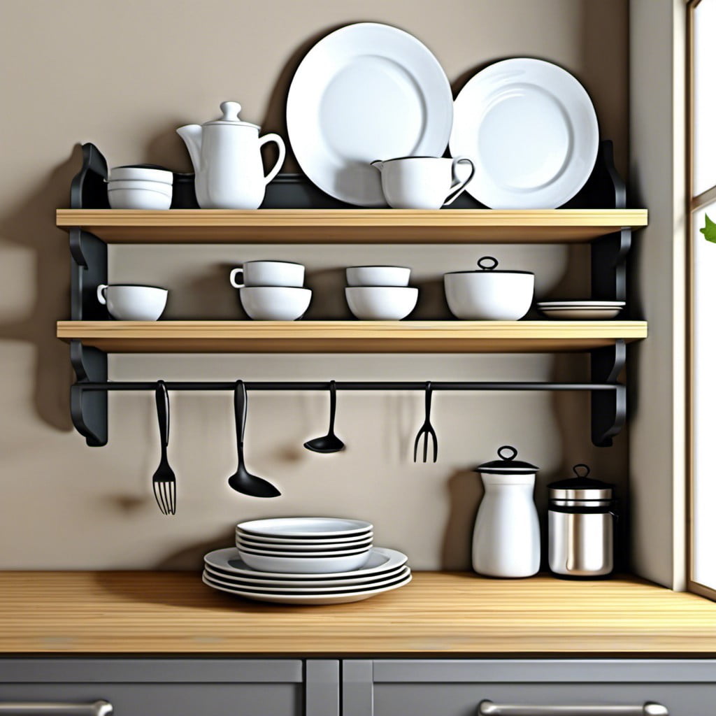 plate rack display