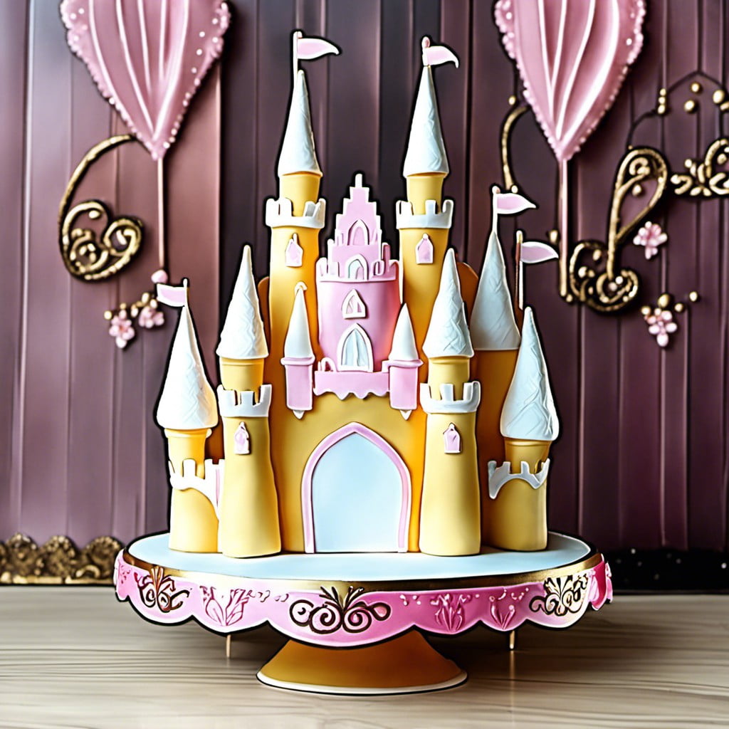 princess castle cake stand