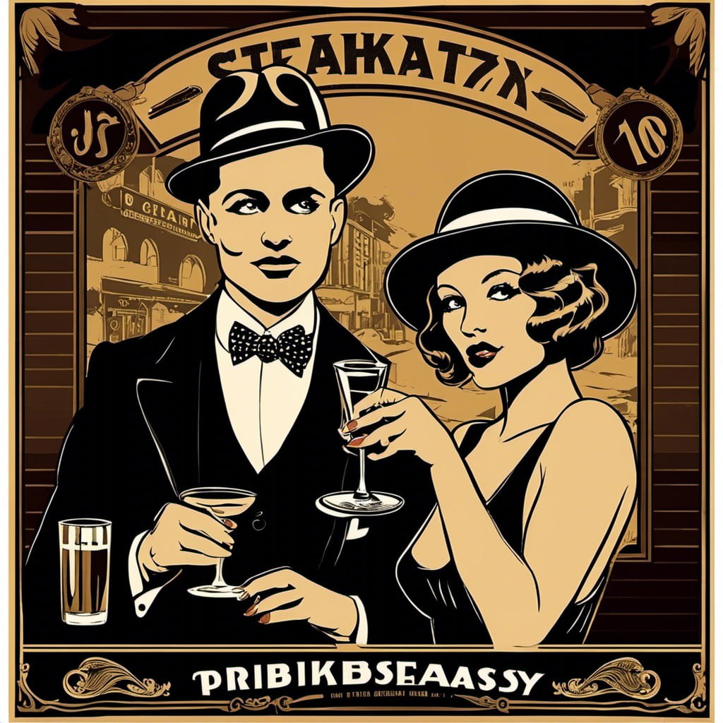 prohibition era poster art