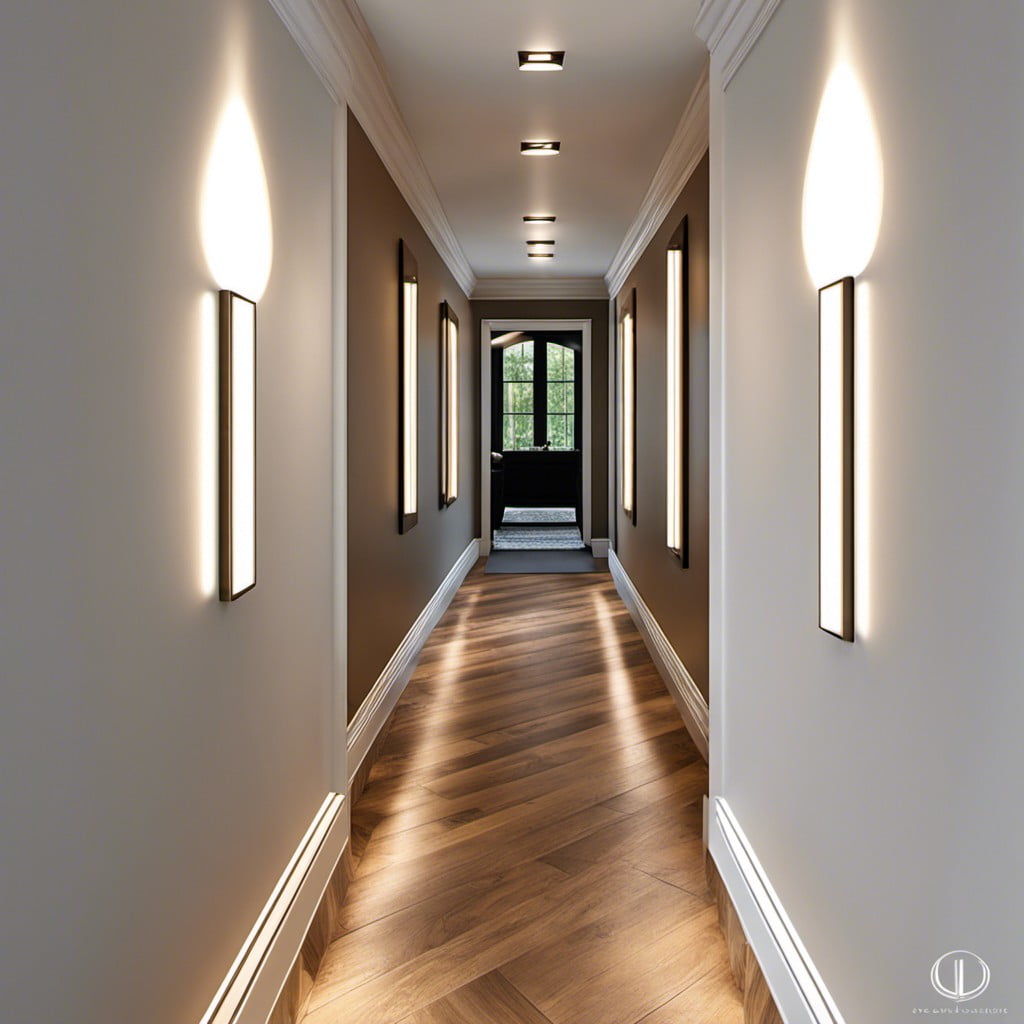 recessed wall lights