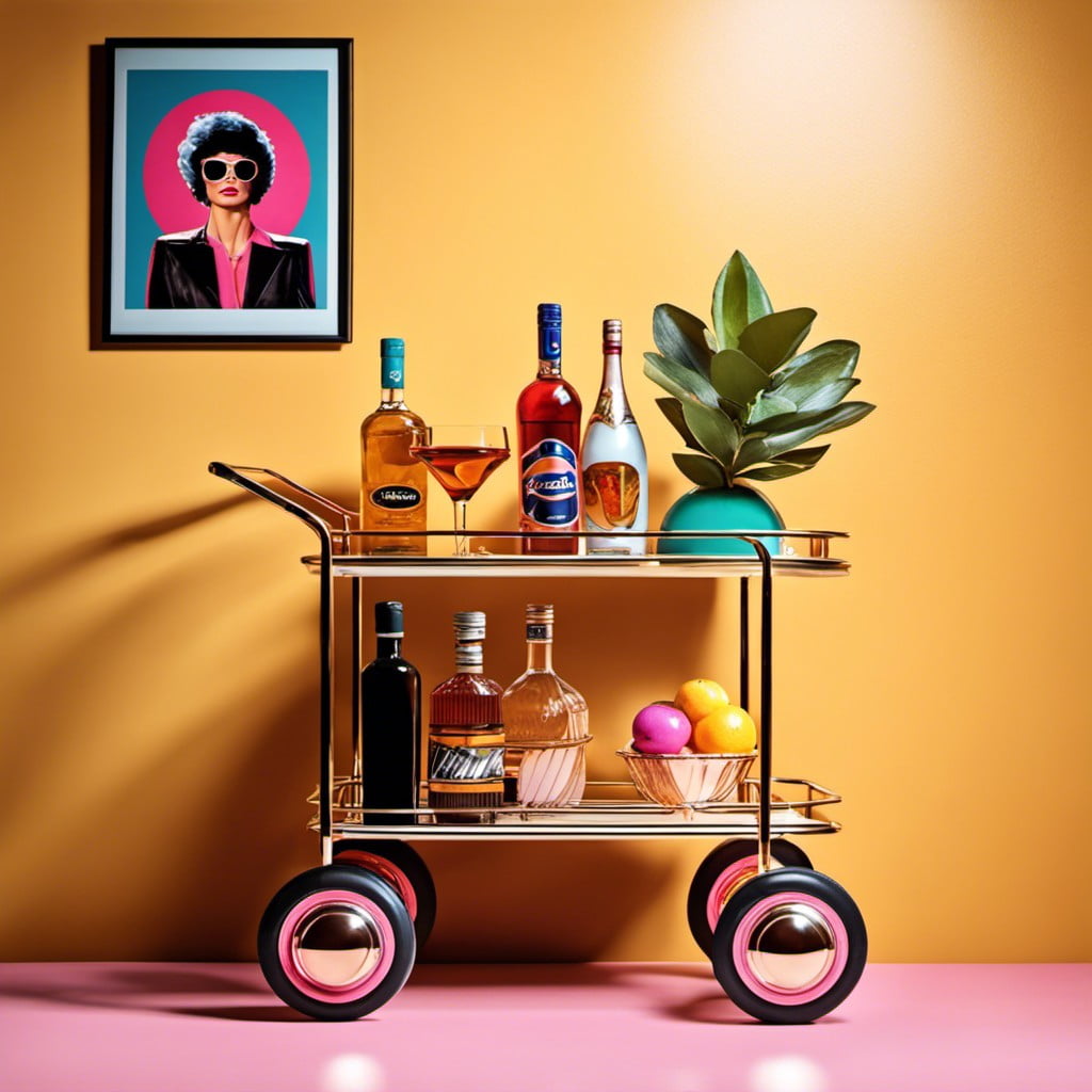 retro bar carts