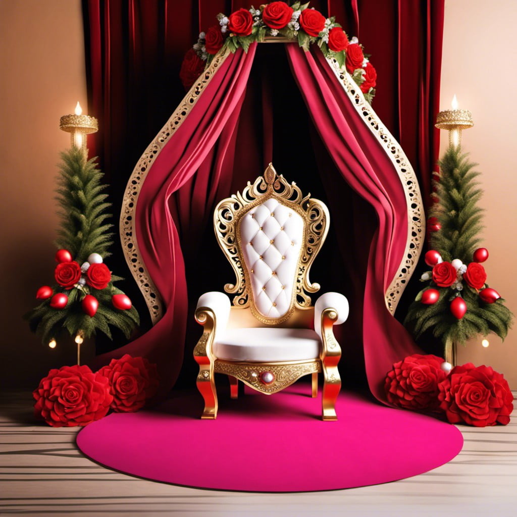 royal throne chair for quinceanera