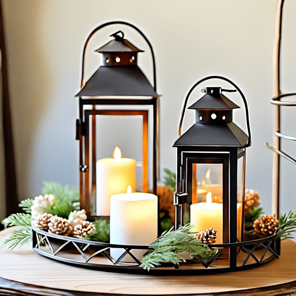 rustic lanterns