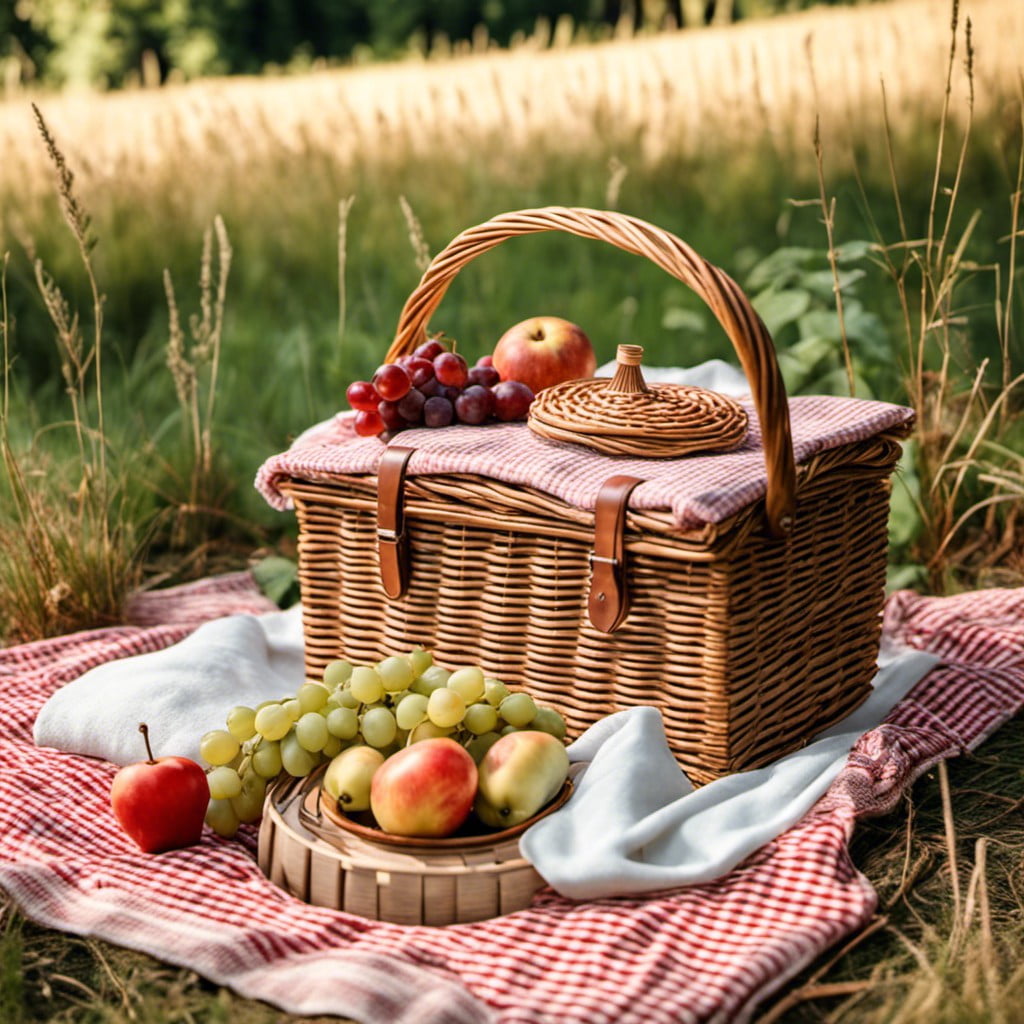 rustic picnic baskets