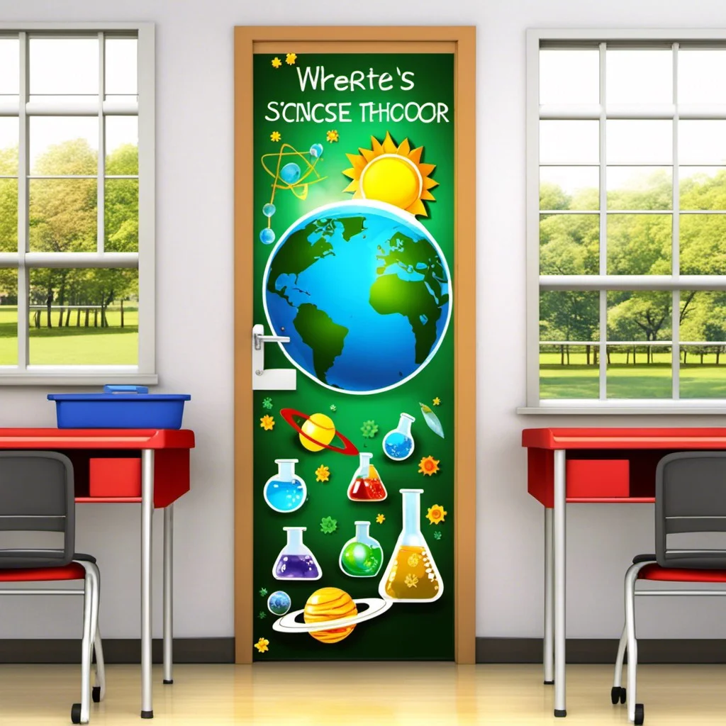 science themed doors