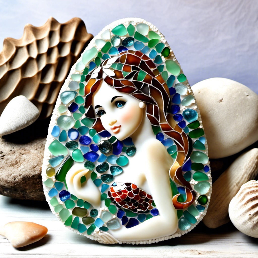 sea glass mosaic