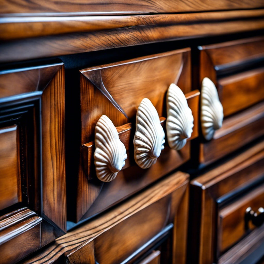 seashell drawer pulls