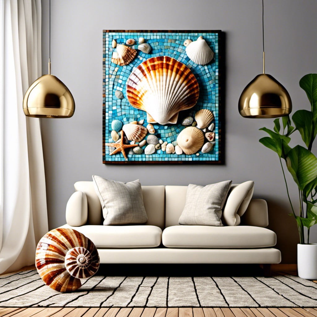 seashell mosaics