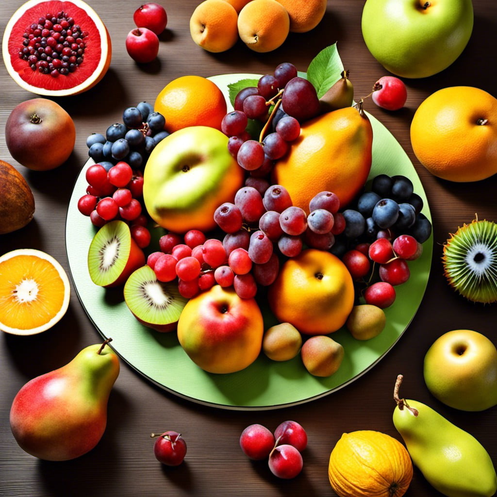 seasonal fruits display