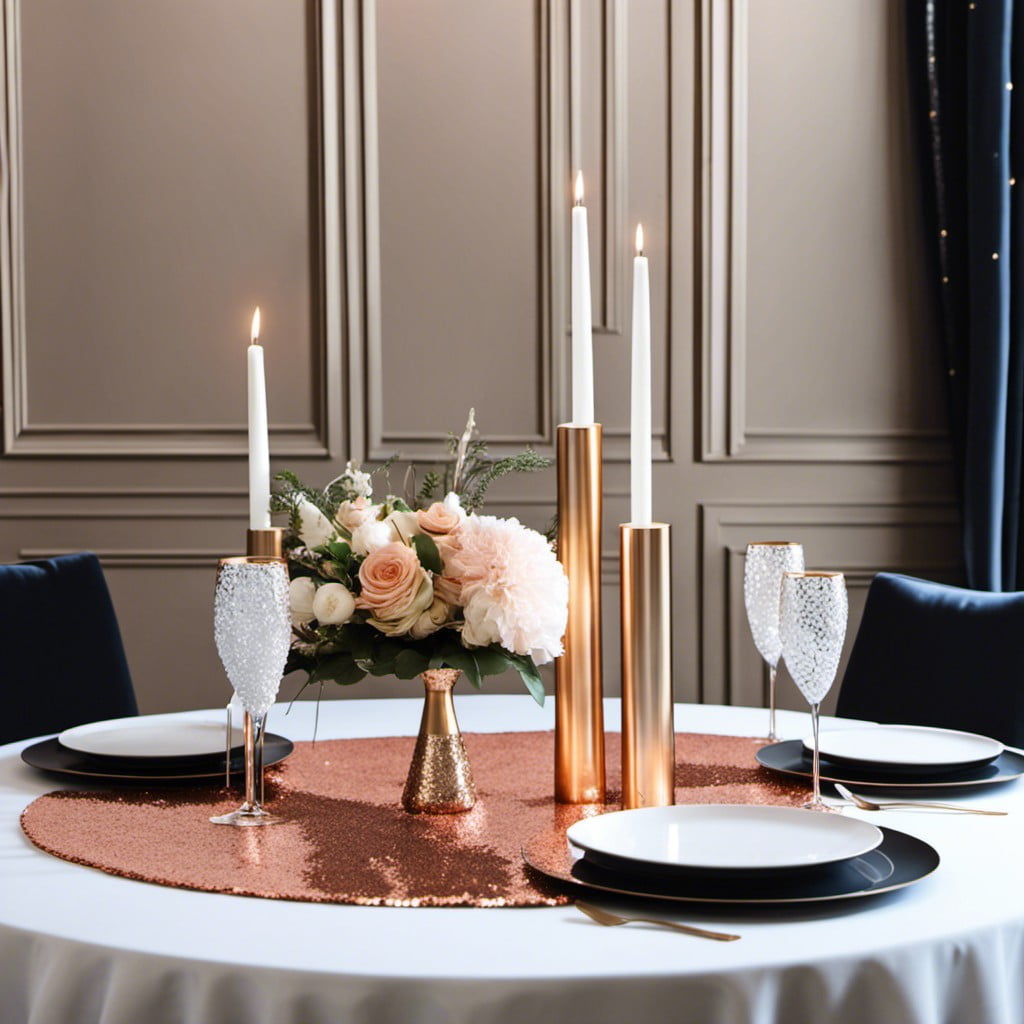 sequin table runners