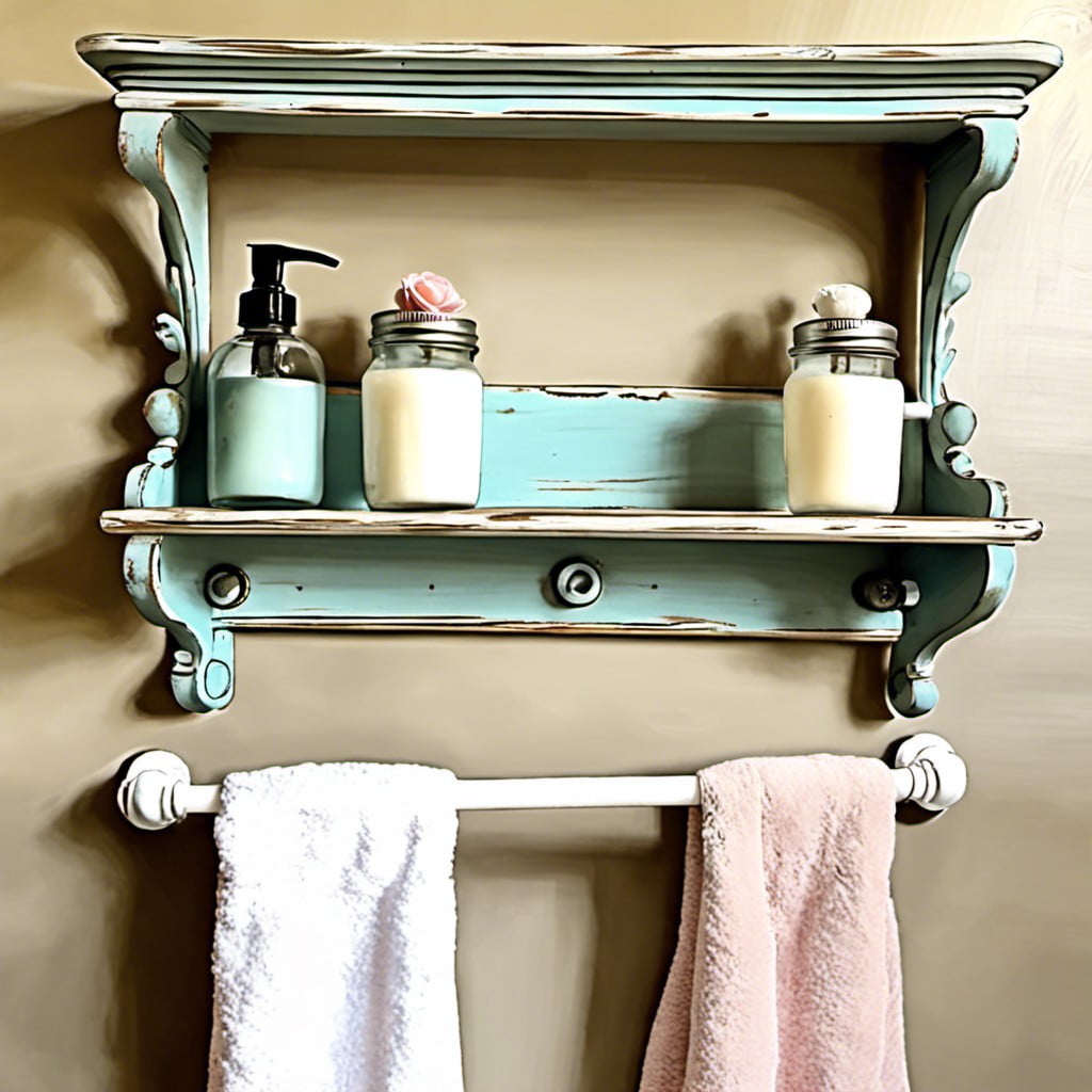 shabby chic using distressed or chalk paint finish