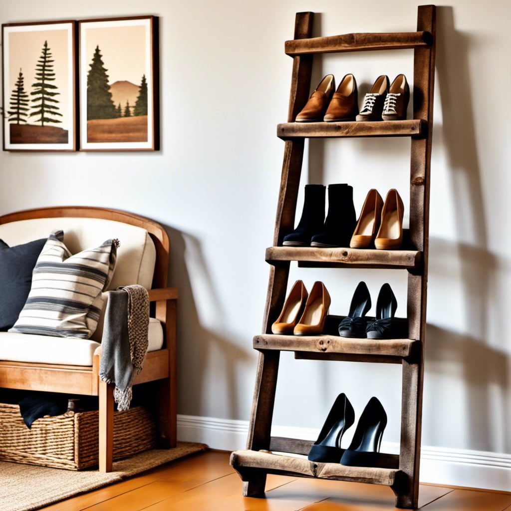 shoe rack ladder