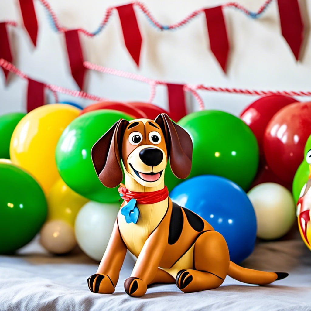 slinky dog garland