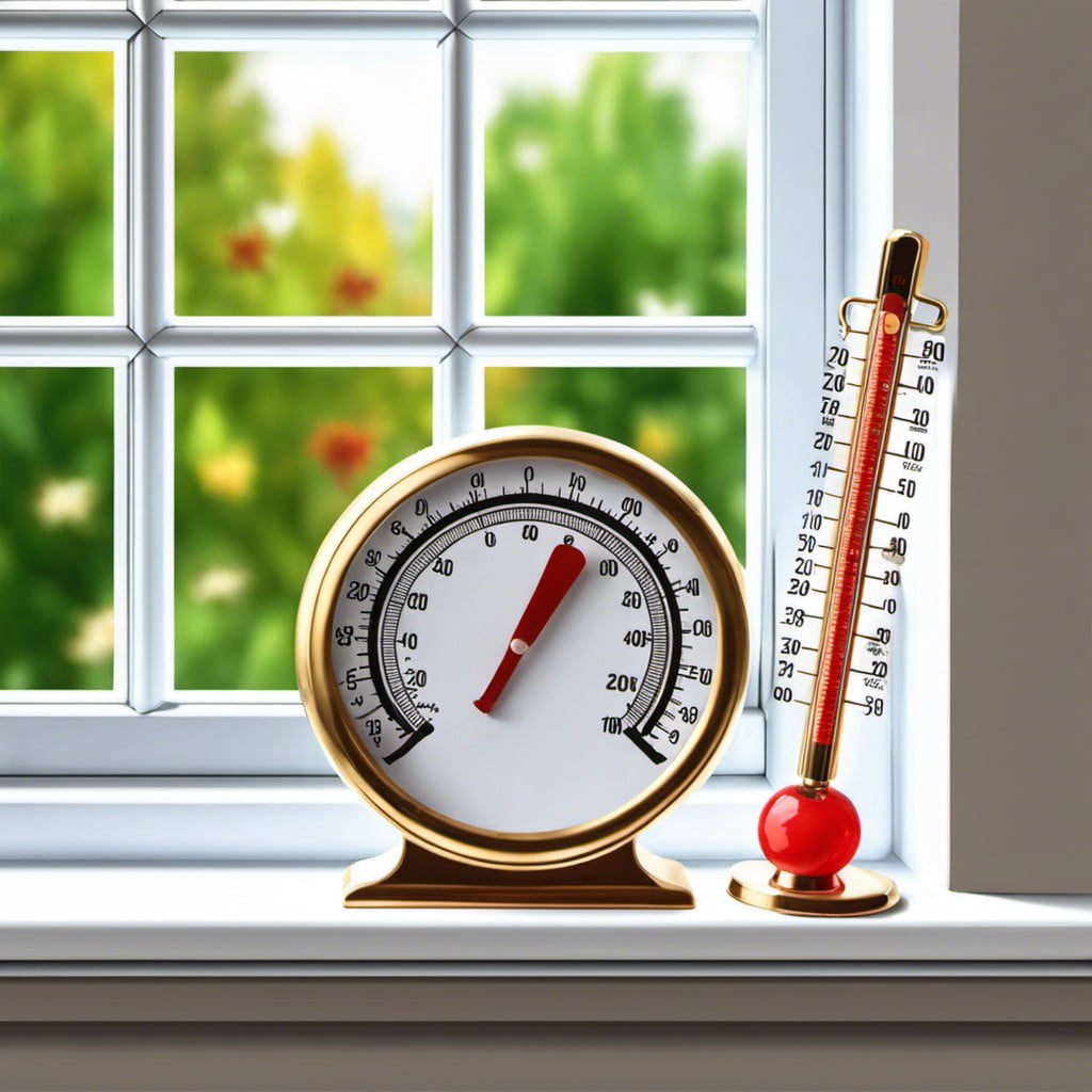small clock or decorative thermometer