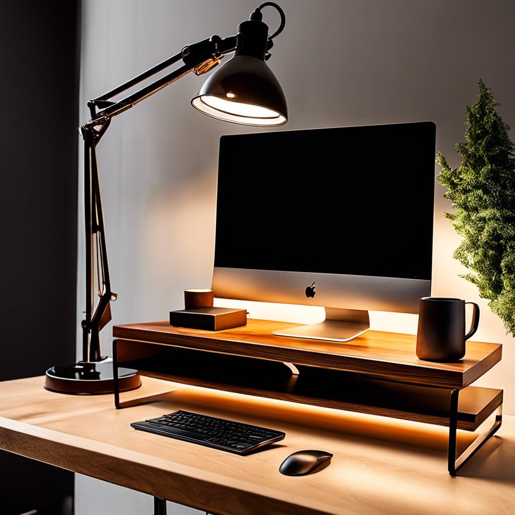 standing desk lamp