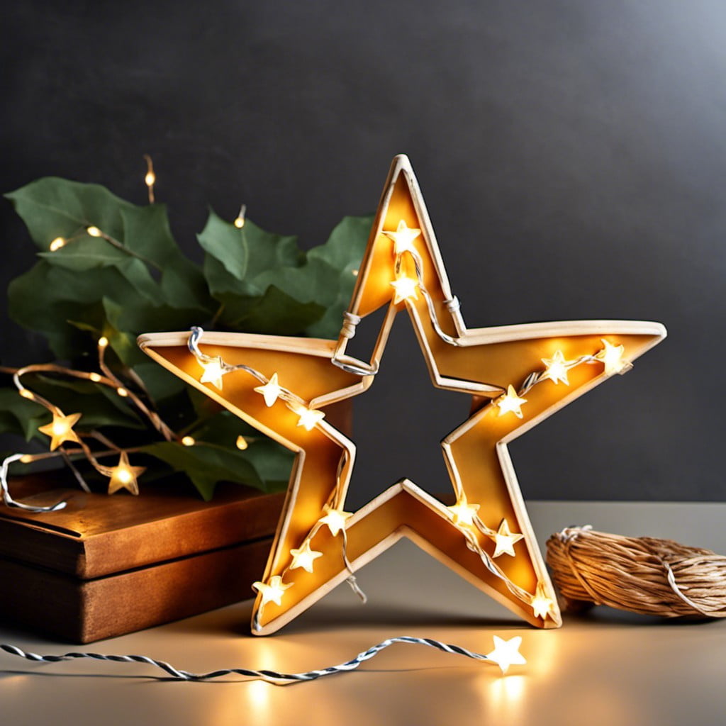 star shaped fairy lights