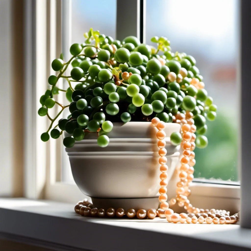 string of pearls plant display