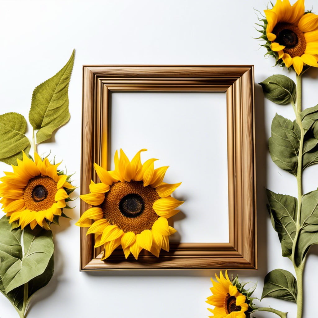 sunflower picture frames