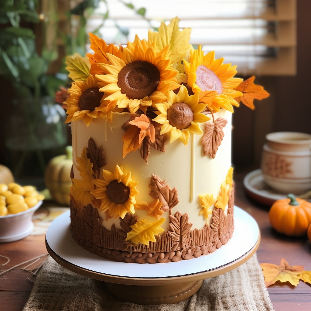 sunflower sugar paste decorations