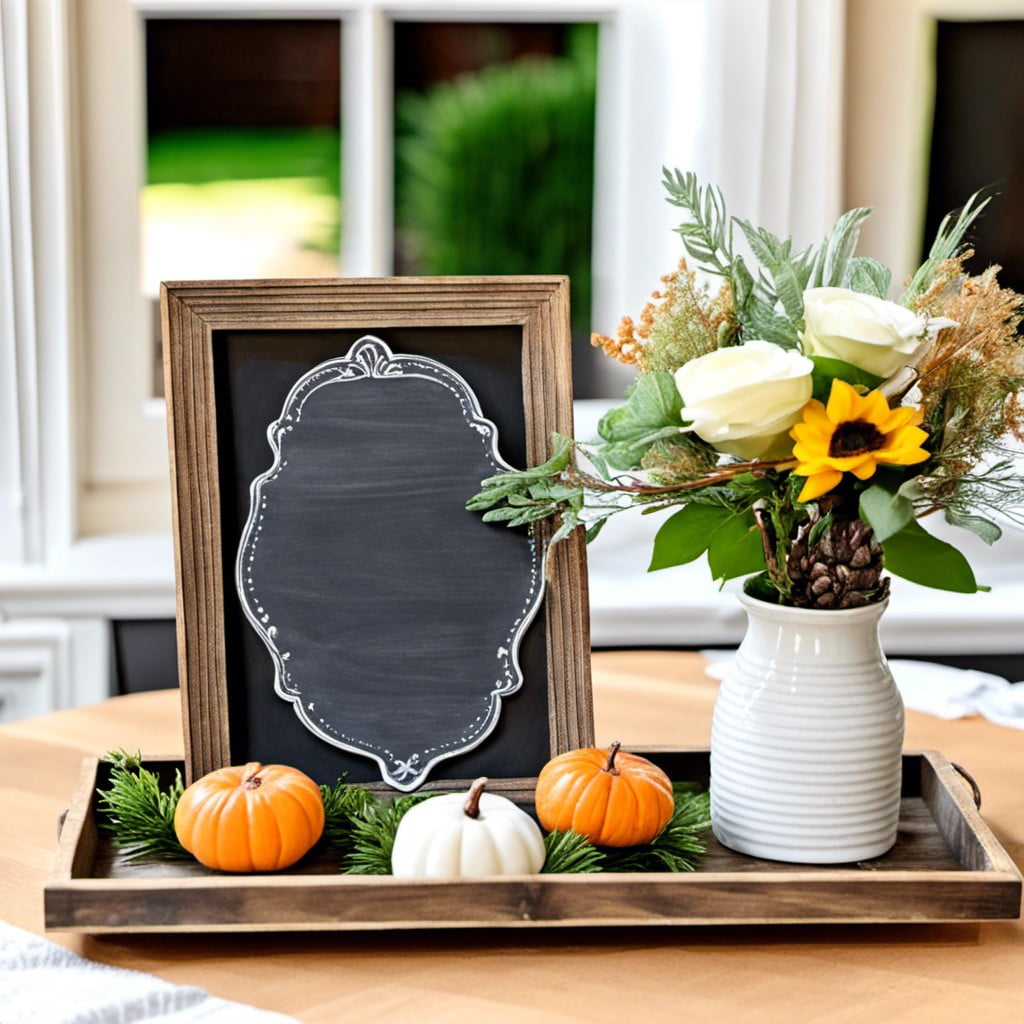 tiny chalkboard signs