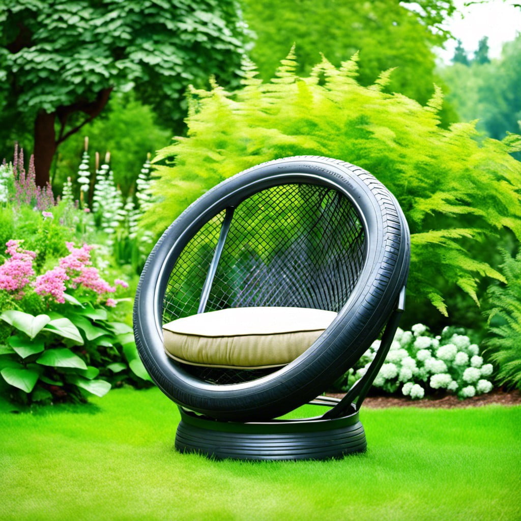 tire garden chair