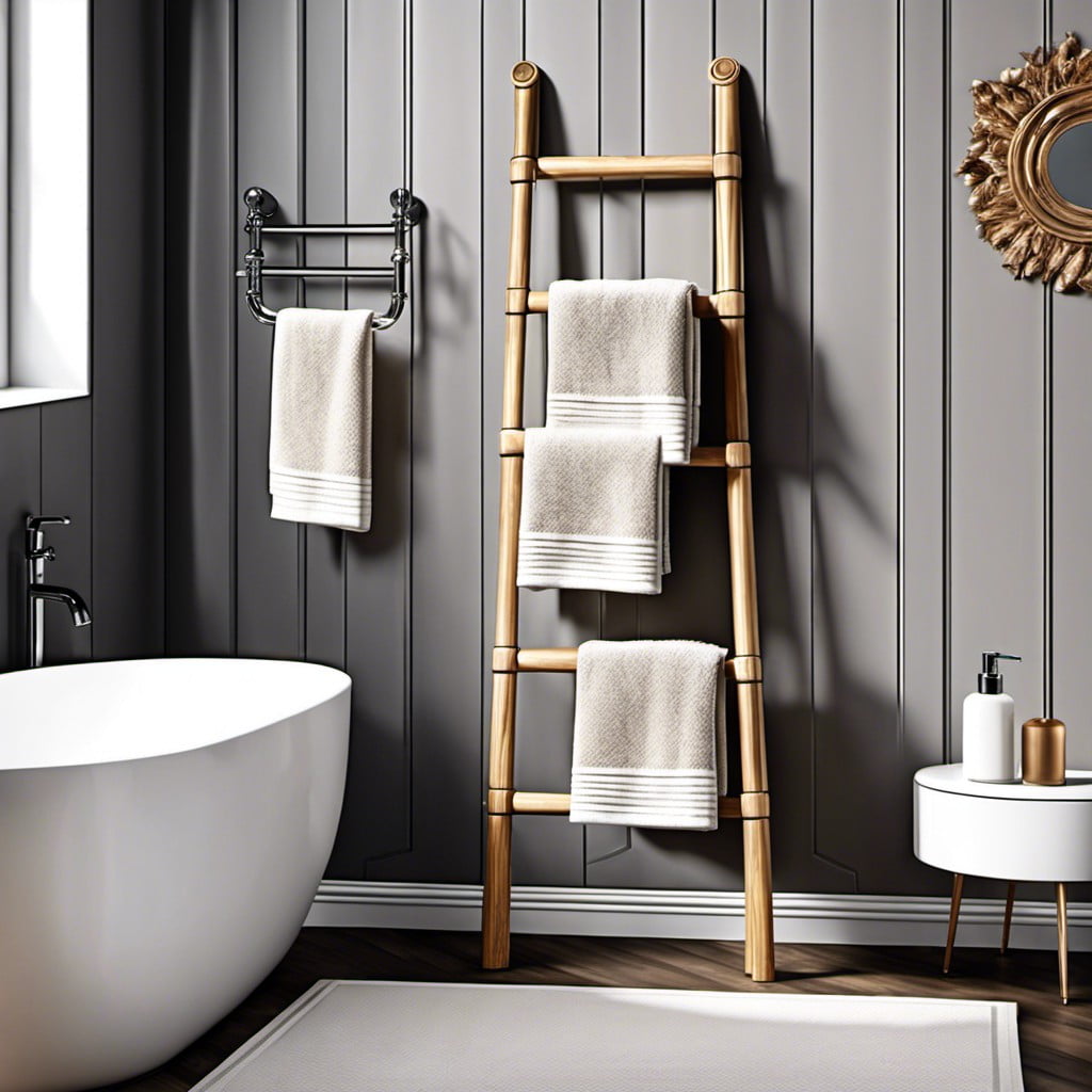 towel rack ladder