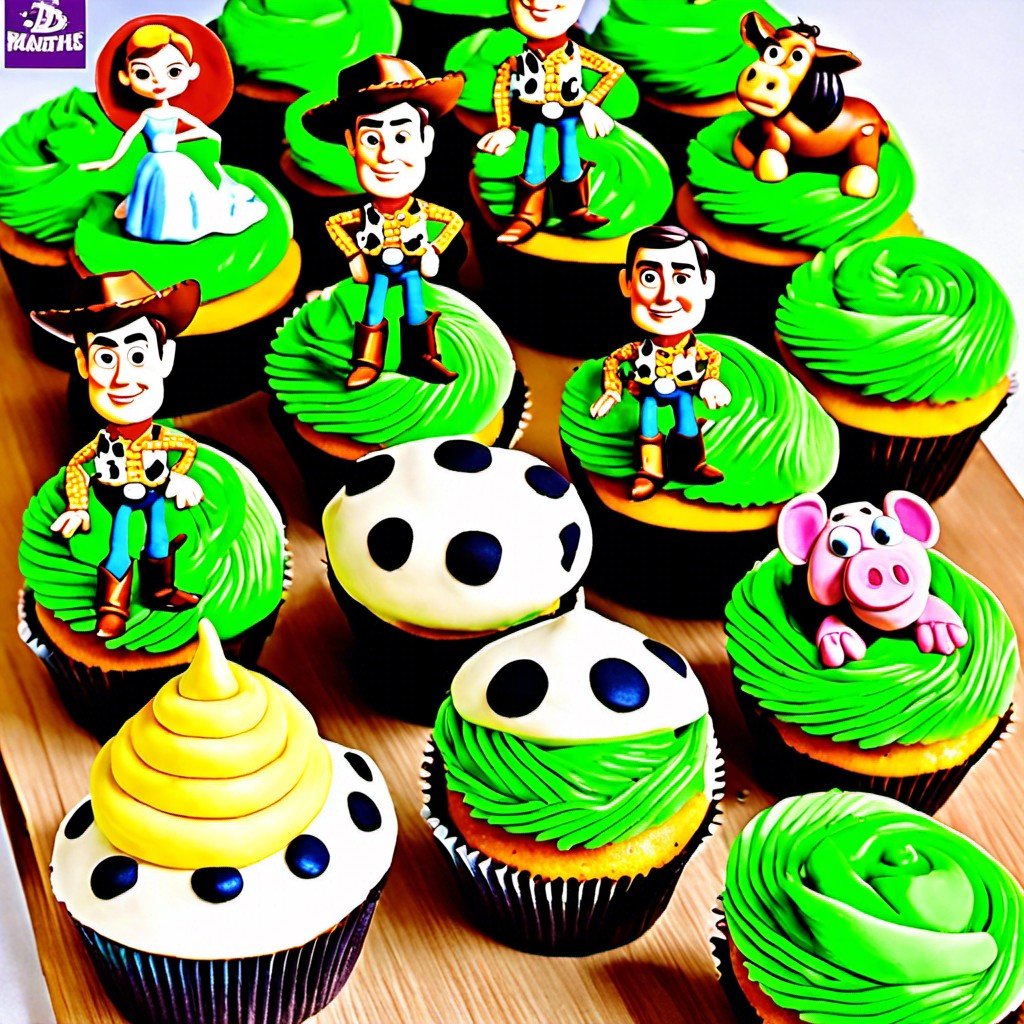 toy story character inspired cupcakes