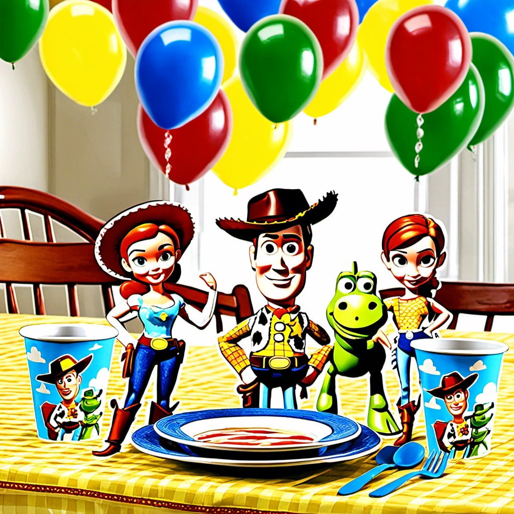 toy story printed tableware