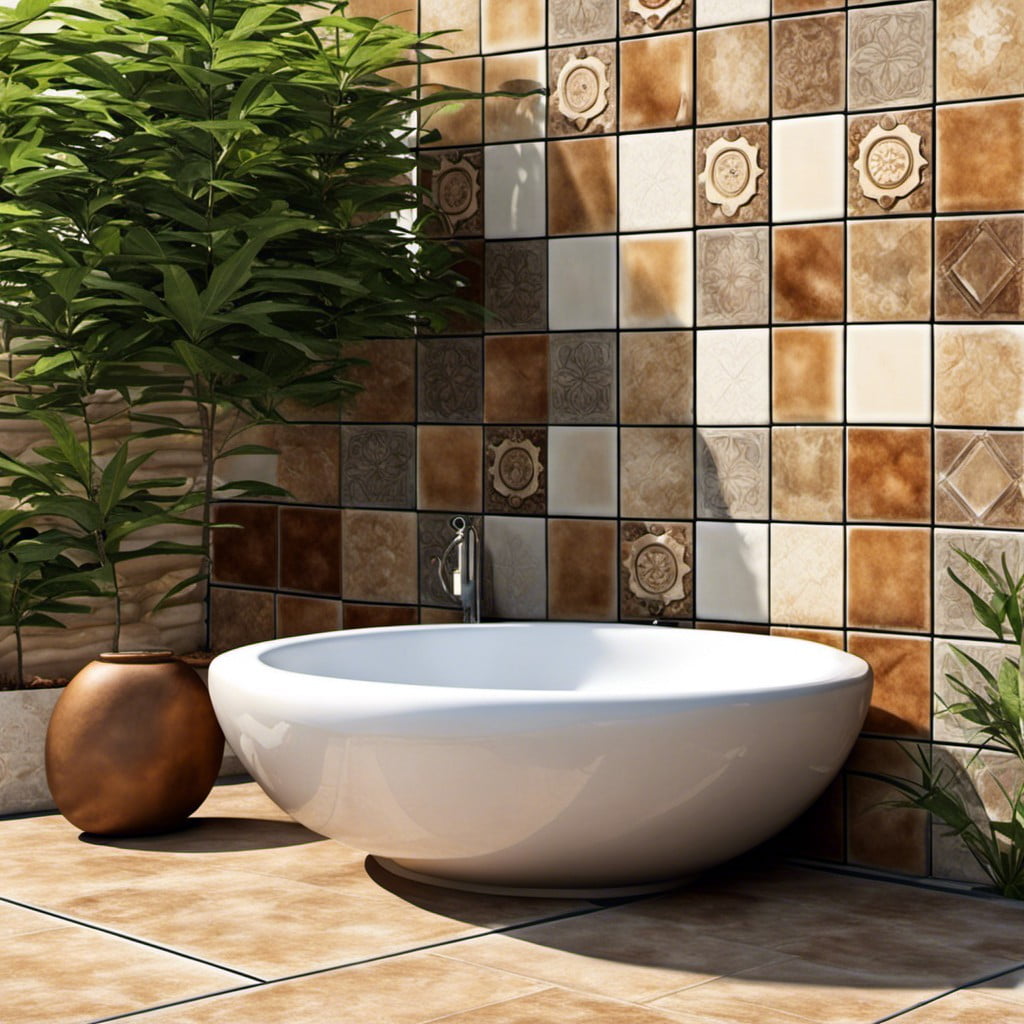 versatility and style of ceramic tiles for outdoor use