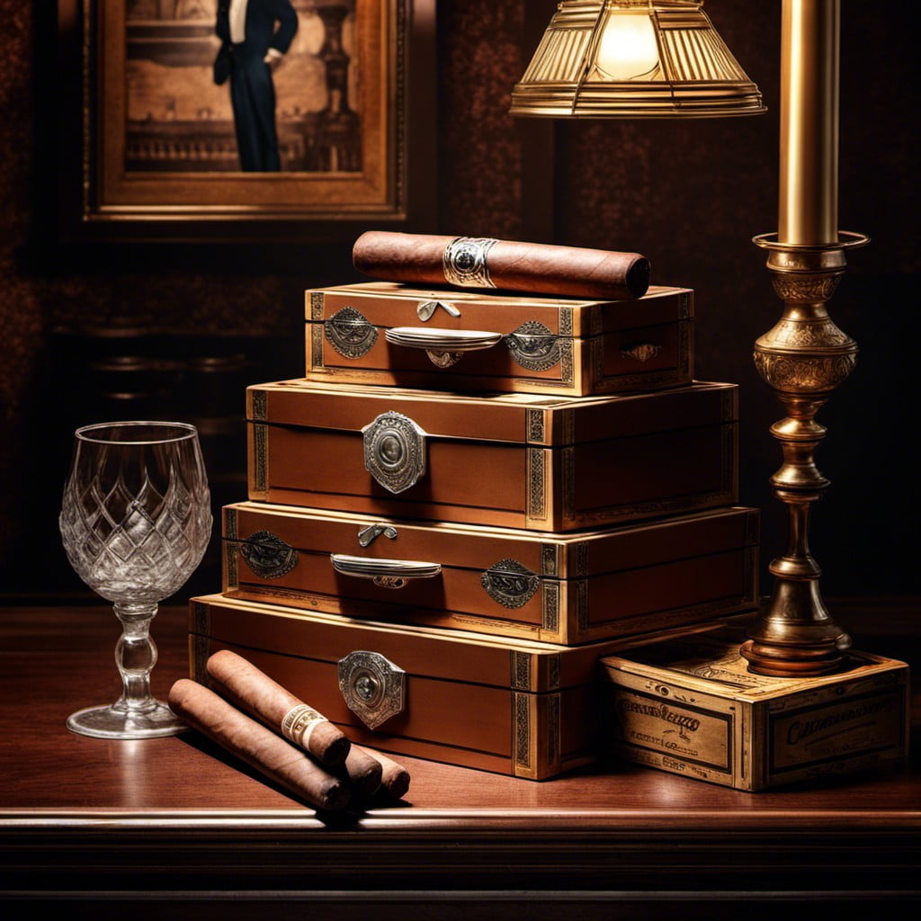 vintage cigar boxes