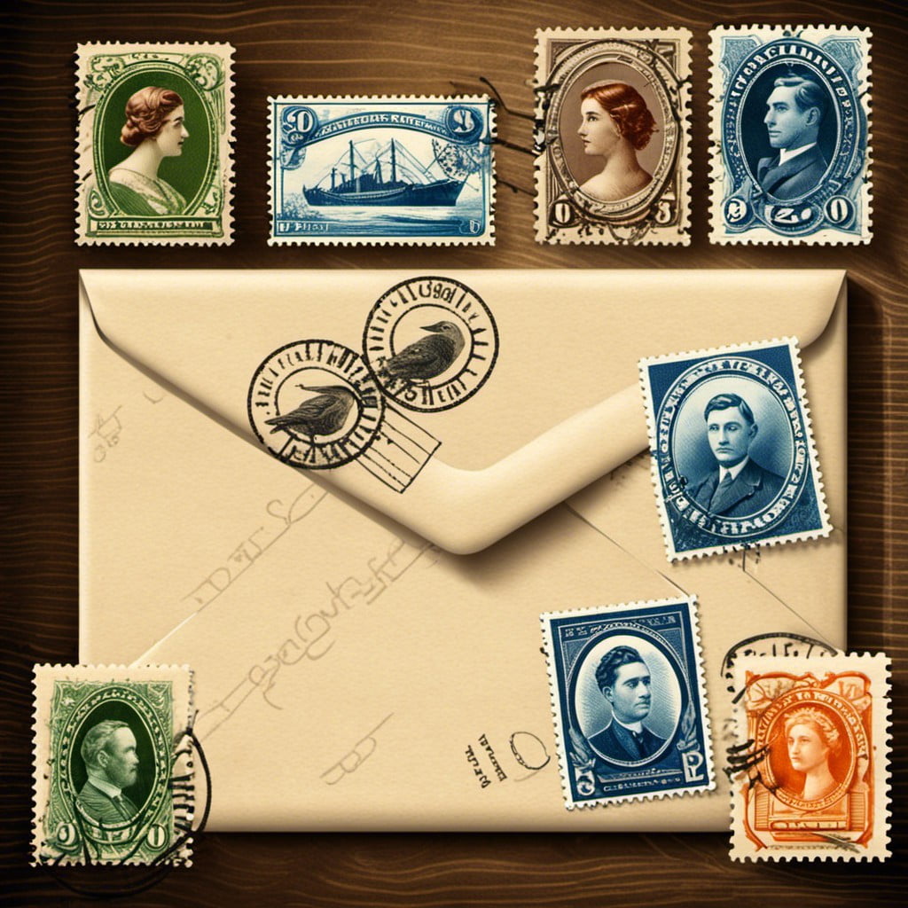 vintage postage stamps