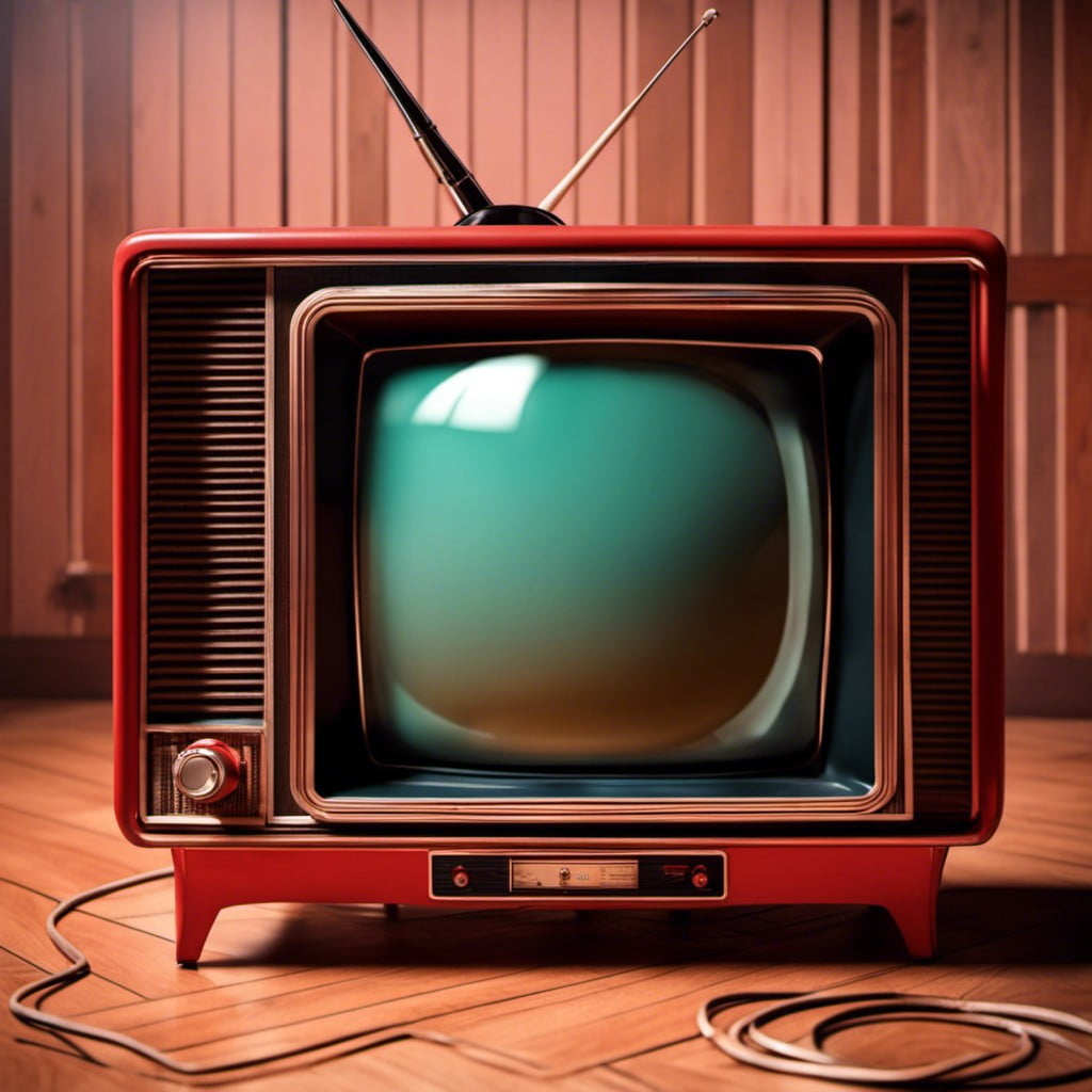 vintage television set