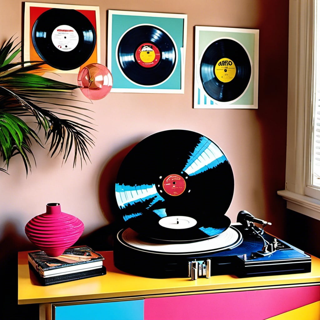 vinyl record decorations