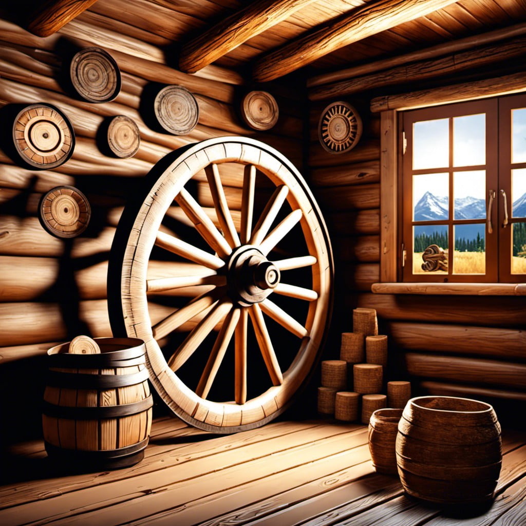 wagon wheel decorations